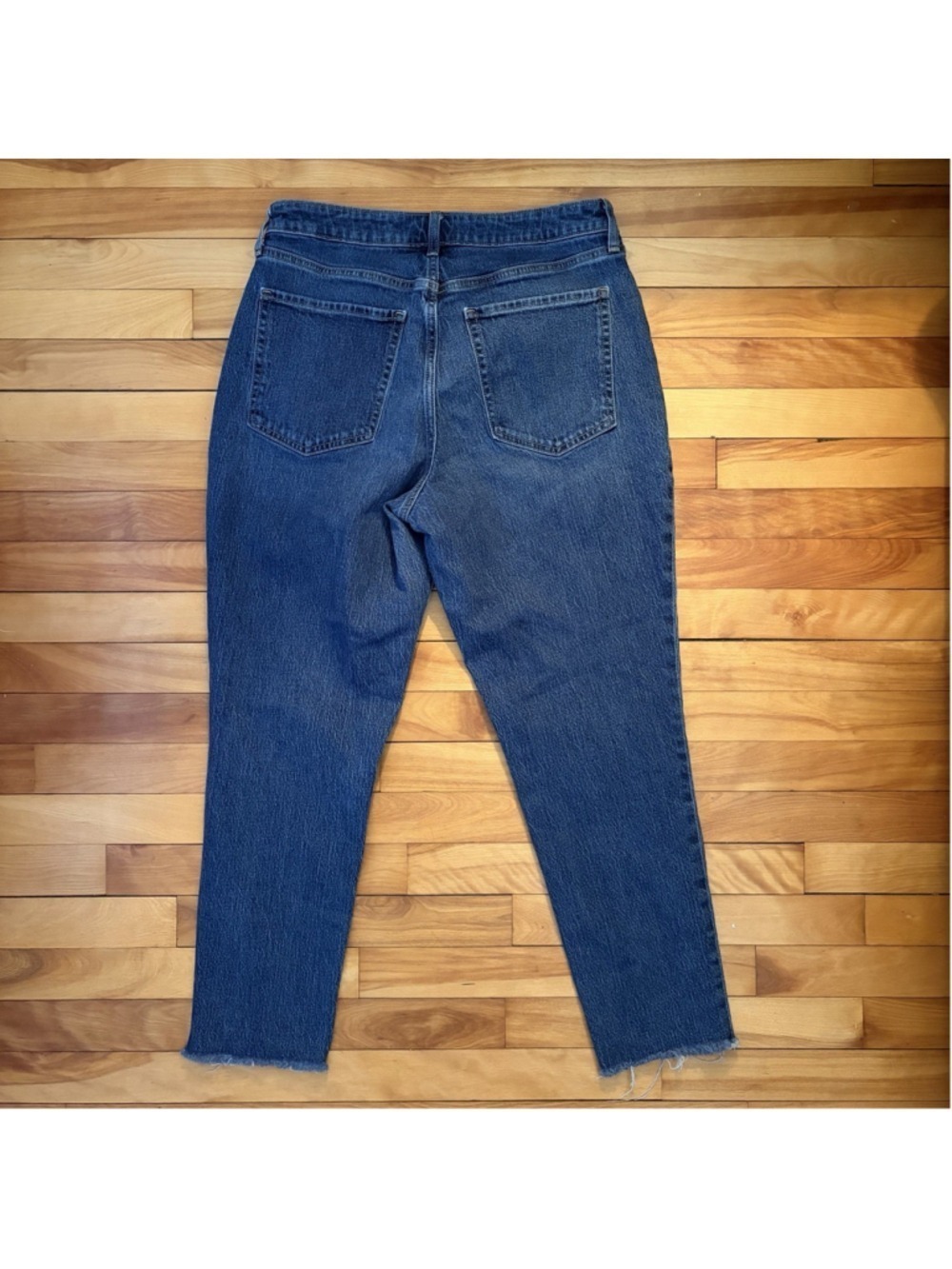 Old Navy High Rise/Button Fly OG Straight Jeans - Size 12 - Picture 3 of 9